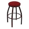 Holland Bar Stool Co 25" Swivel Counter Stool, Brnz Finish, Graph Ruby Seat X802 - alternate 1